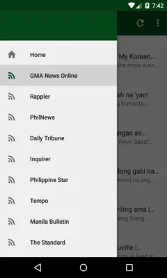 Top News From Philippines Free android App screenshot 0